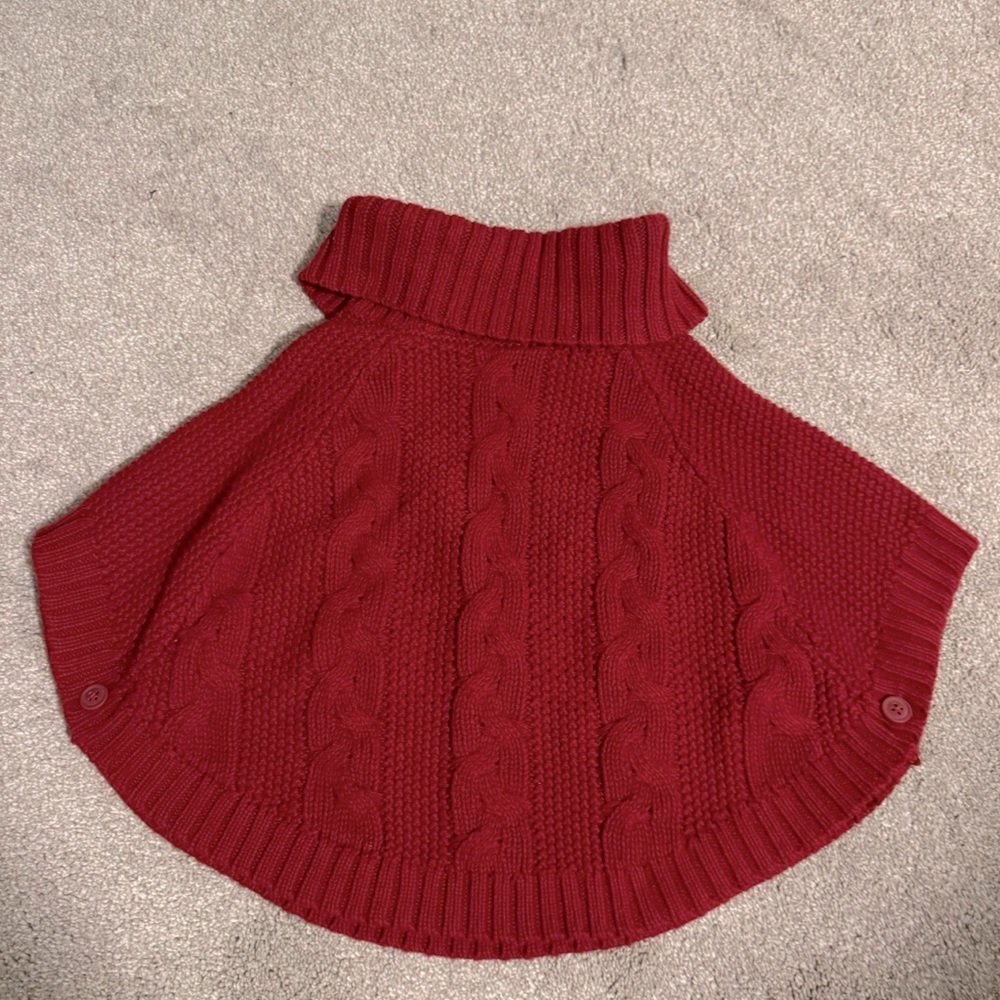 Carter’s Cable Knit Poncho/cape Sweater